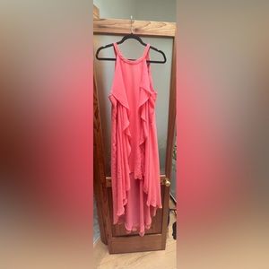 BCBG High Low Chiffon dress